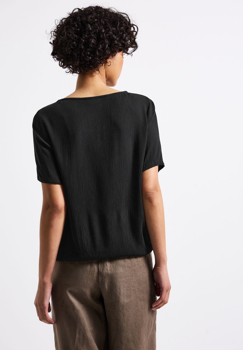 Blusenshirt mit Bänderdetail