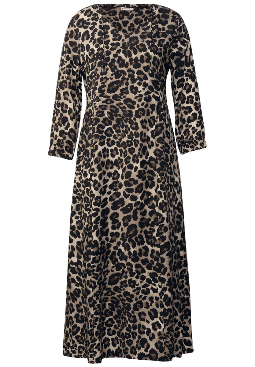 Gemustertes Midi-Kleid