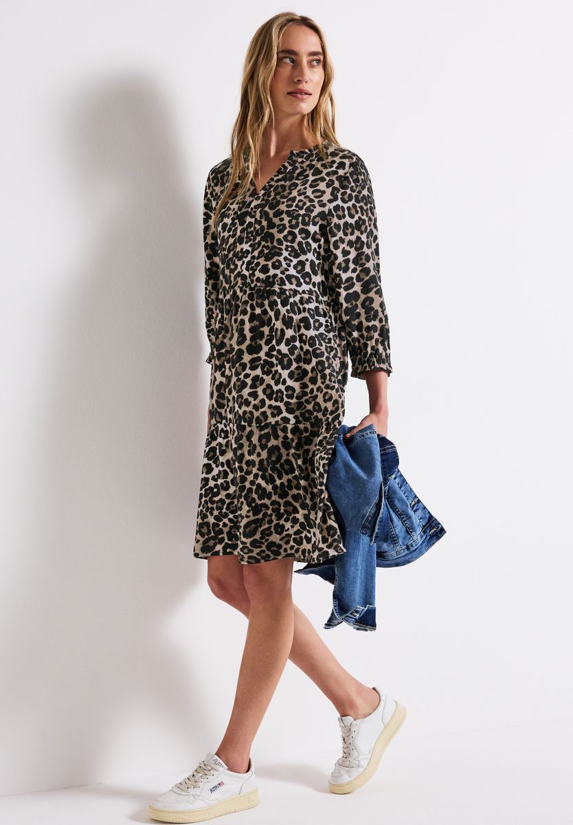 Gemustertes Tunika-Kleid