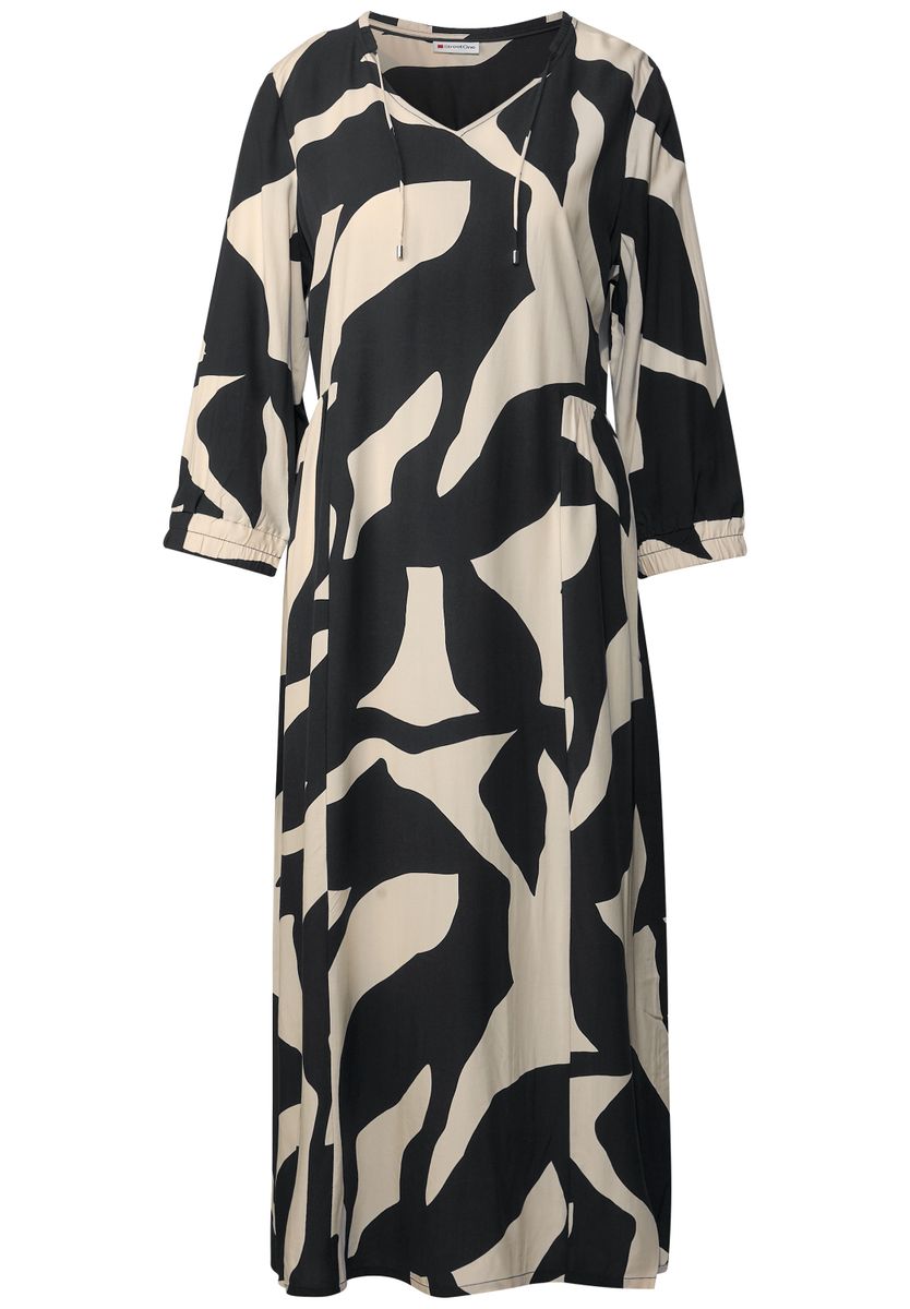 Gemustertes Midi-Kleid