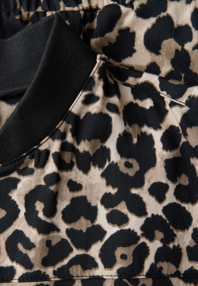Blouson mit Leo-Muster