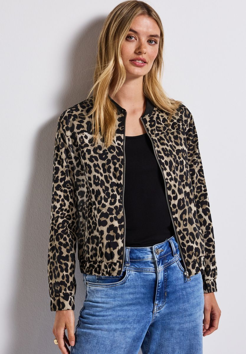 Blouson mit Leo-Muster