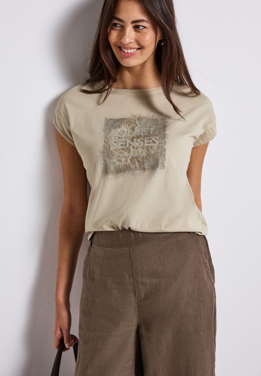 Washed-Look Artwork Shirt