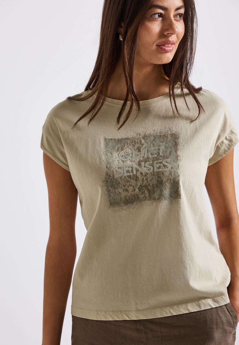 Washed-Look Artwork Shirt