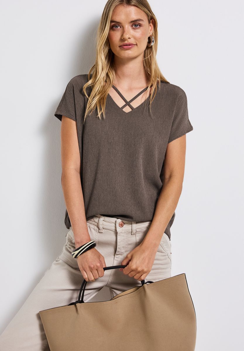 Shirt mit Bändern