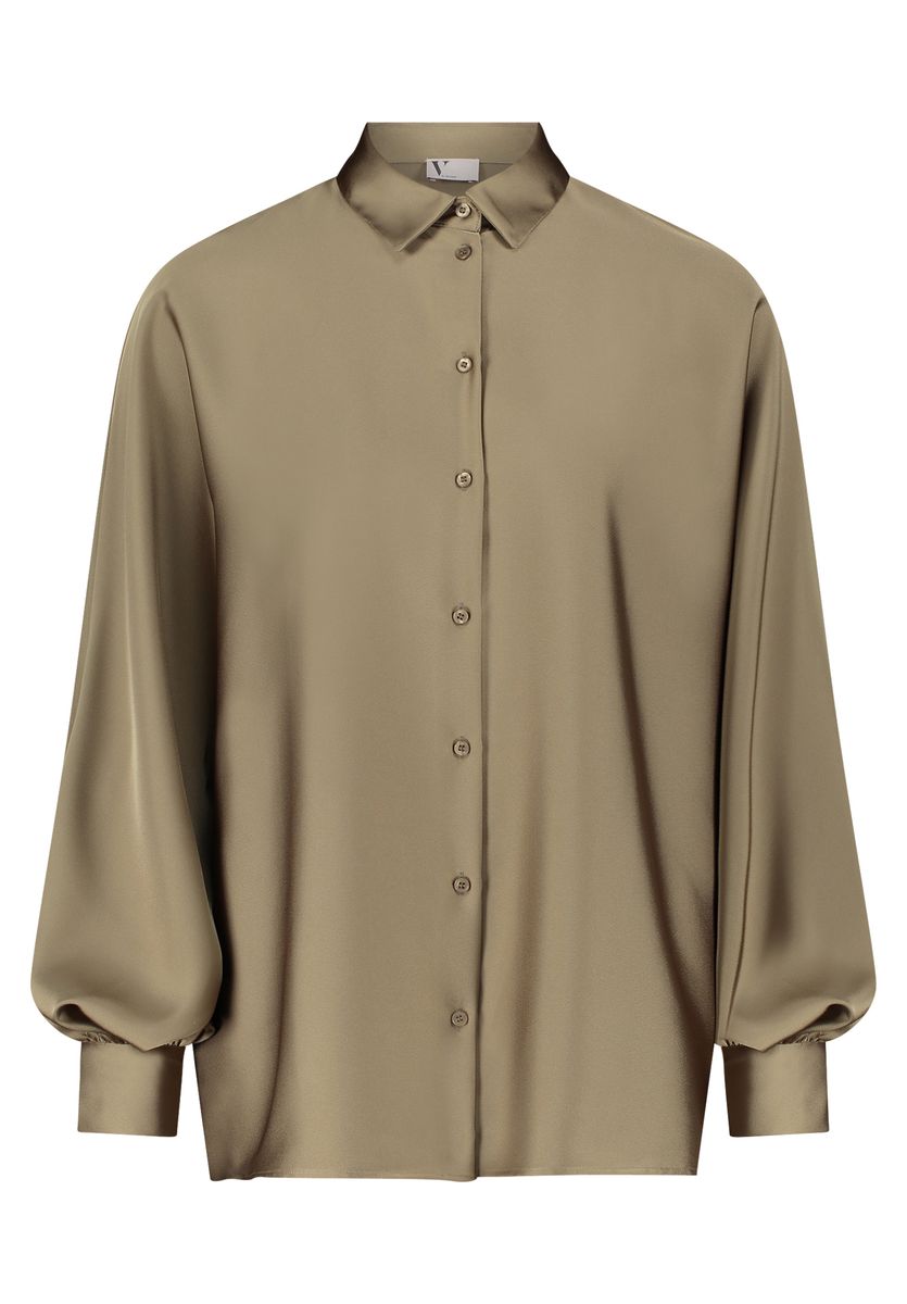Satin-Bluse
