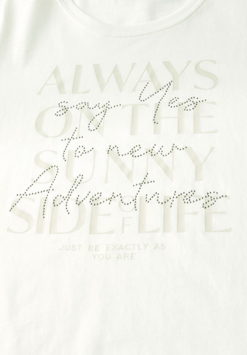 Shirt mit Wording Artwork
