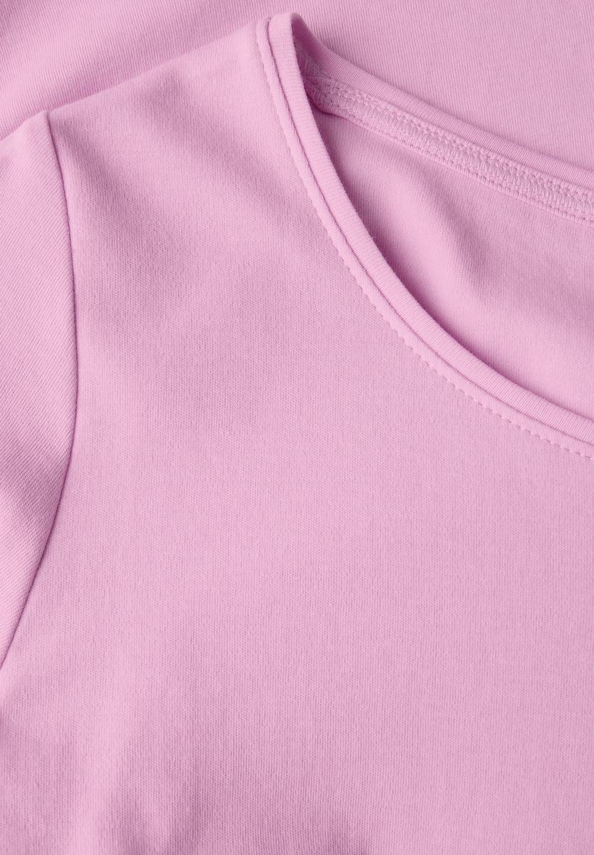 T-Shirt in Unifarbe