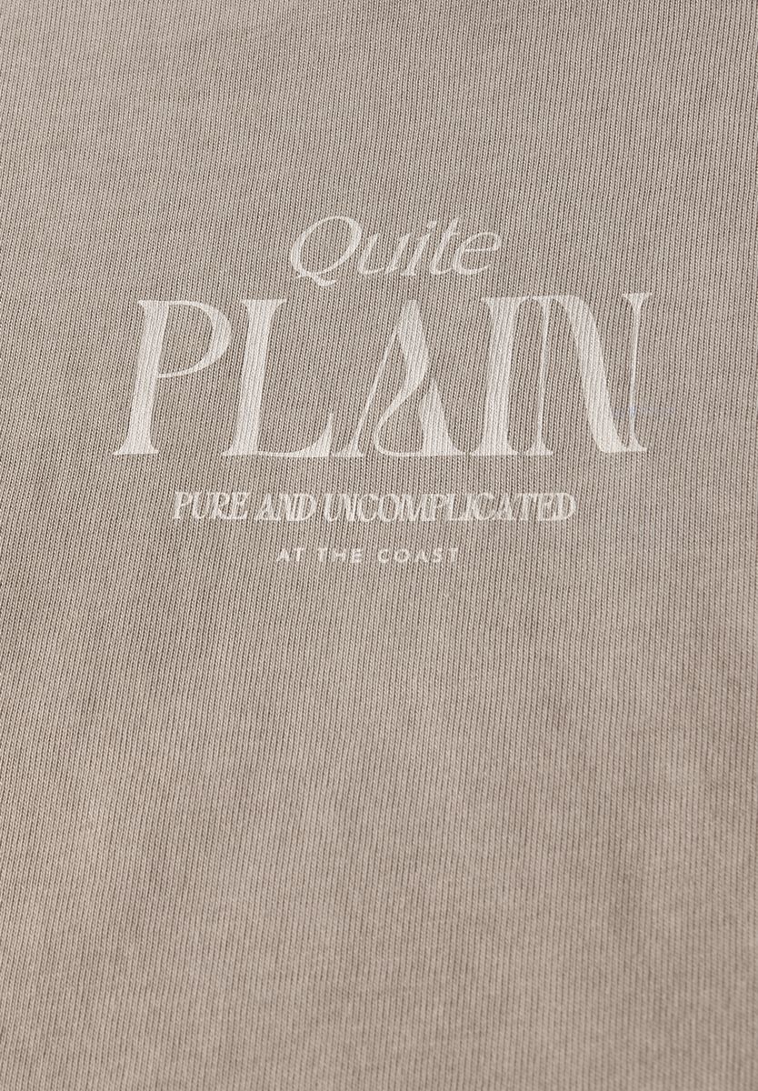 Basic Shirt mit Wording