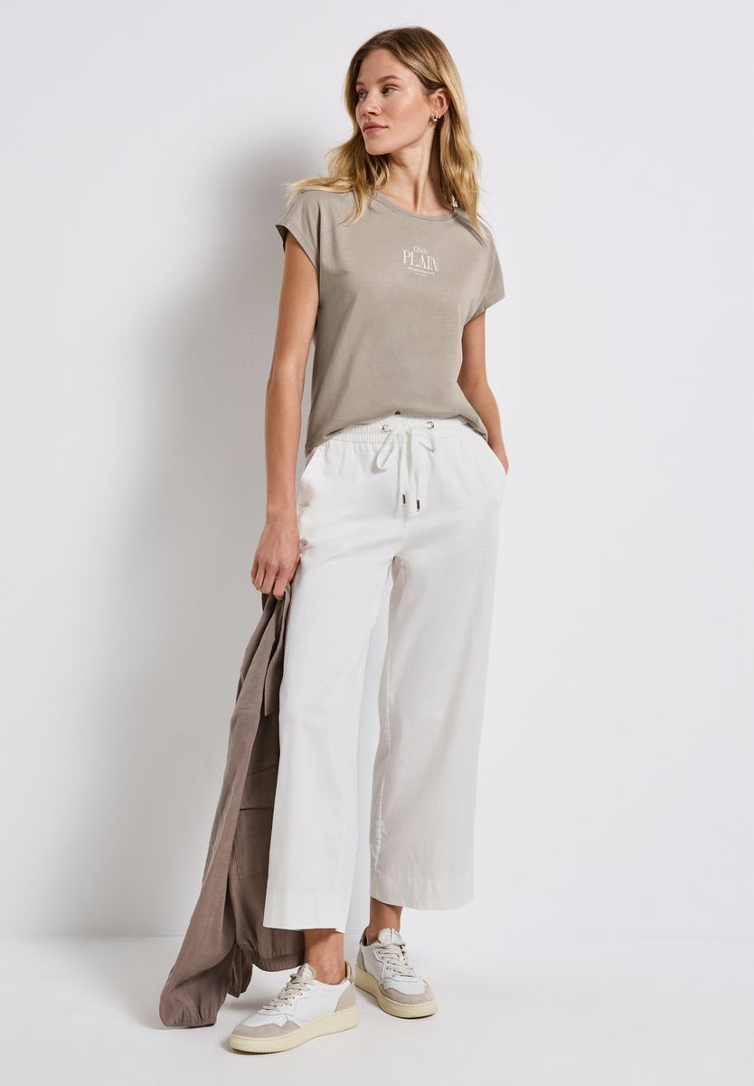 Basic Shirt mit Wording