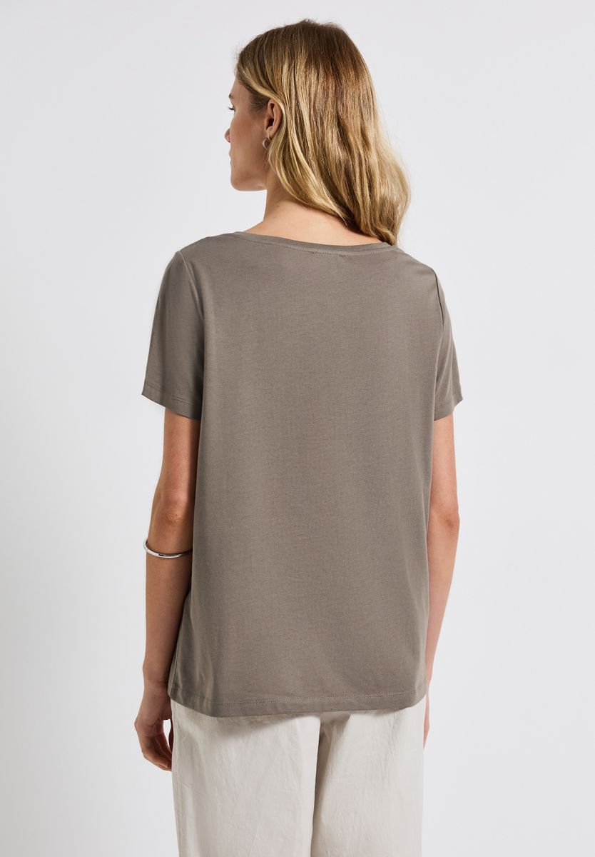 T-Shirt mit Wording Print