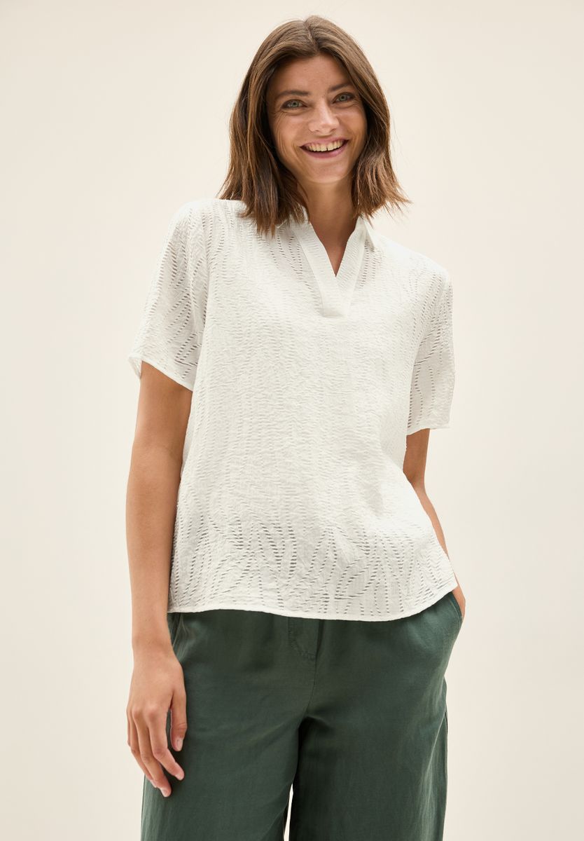 Blusenshirt mit Struktur