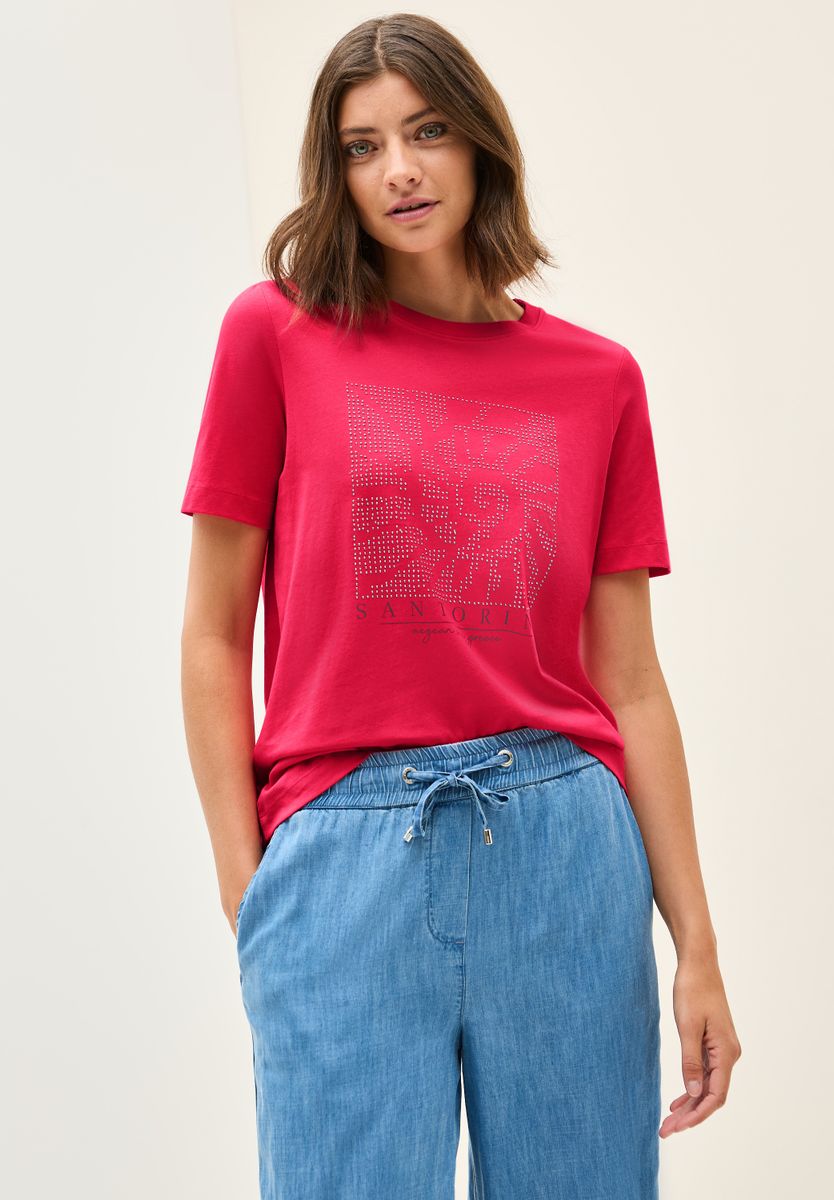 Shirt mit Schmucksteinen