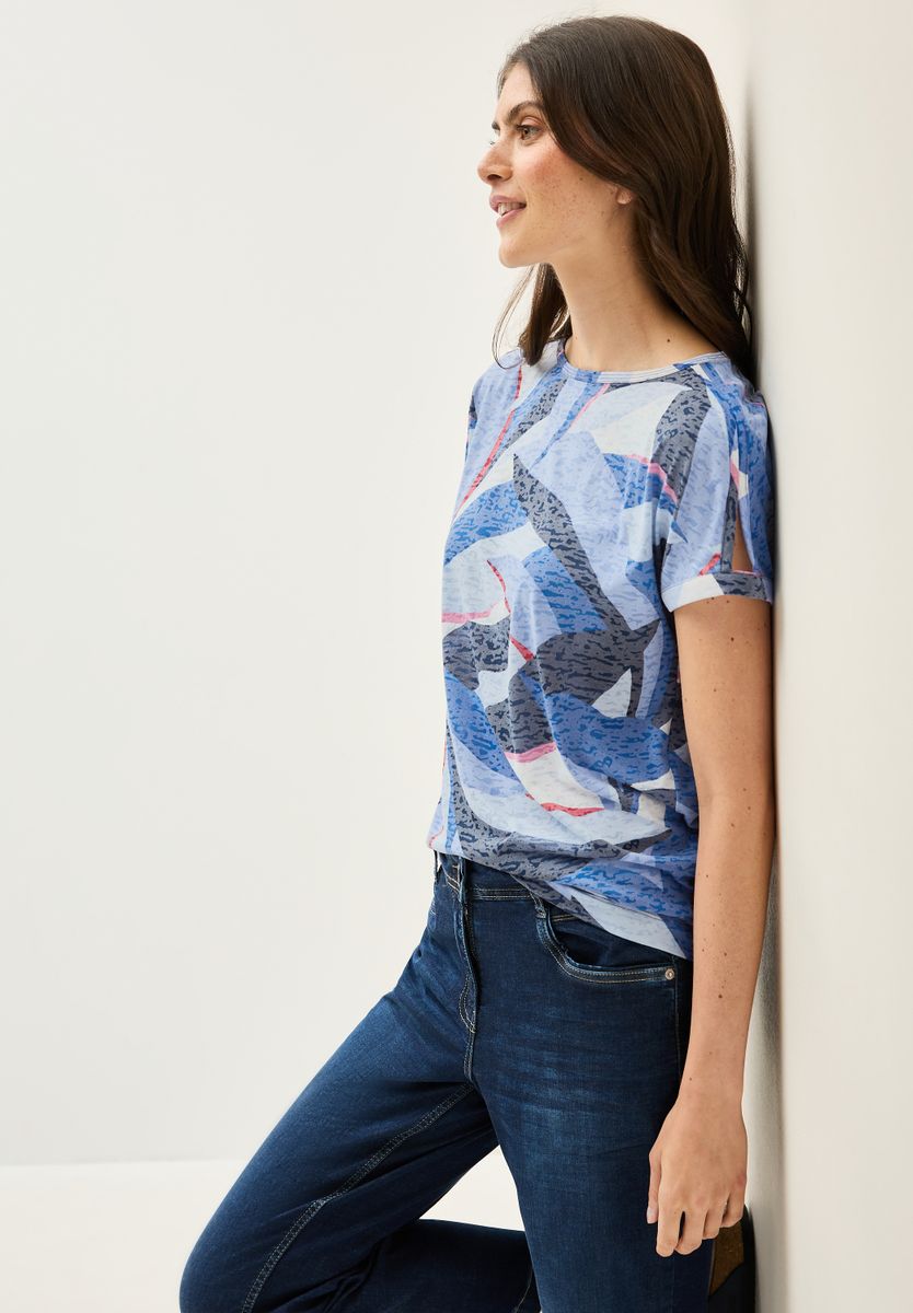 Shirt im Ausbrenner-Look