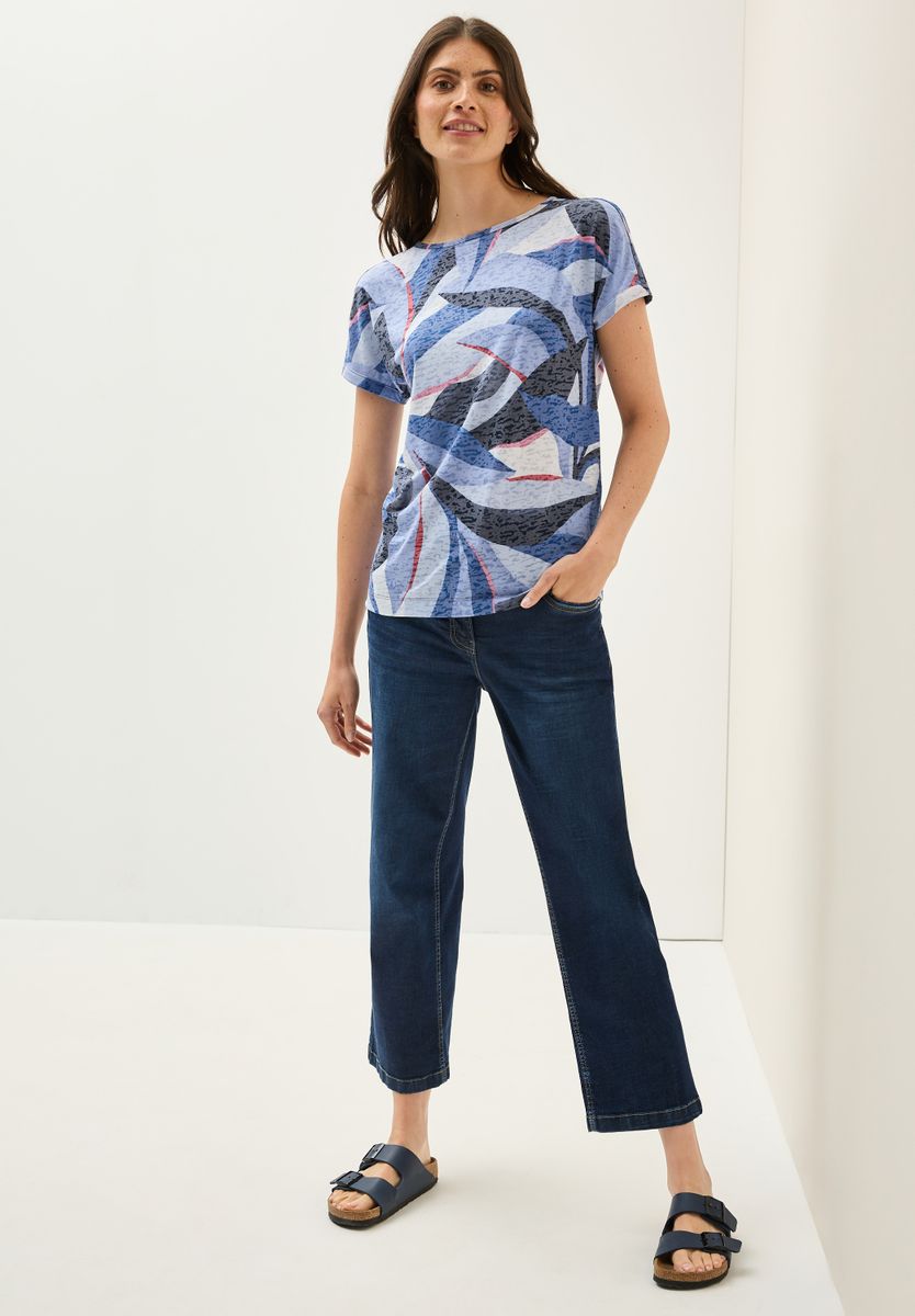 Shirt im Ausbrenner-Look