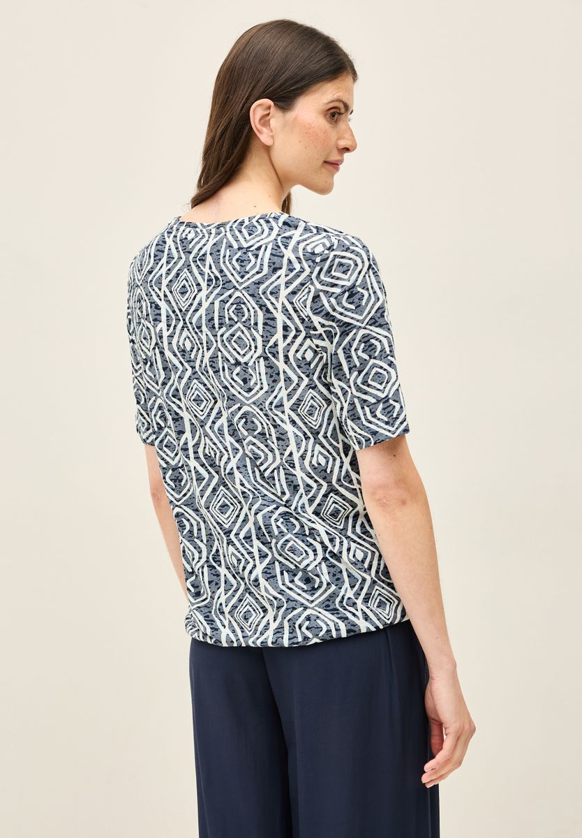 T-Shirt in Ausbrenner-Optik