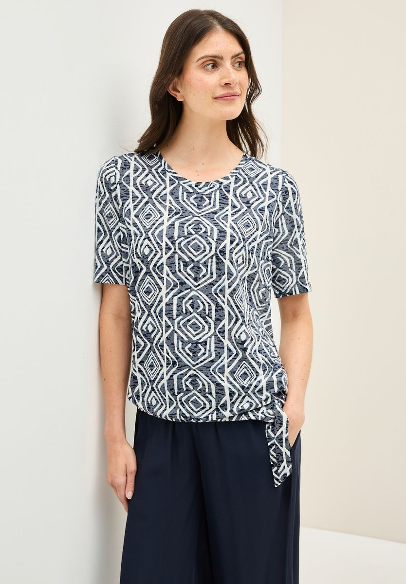 T-Shirt in Ausbrenner-Optik