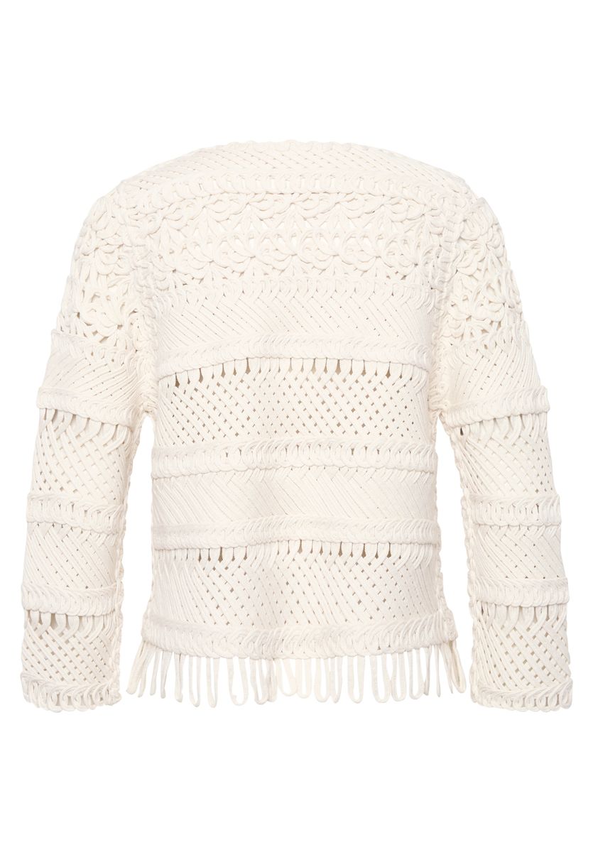 Casual-Strickjacke