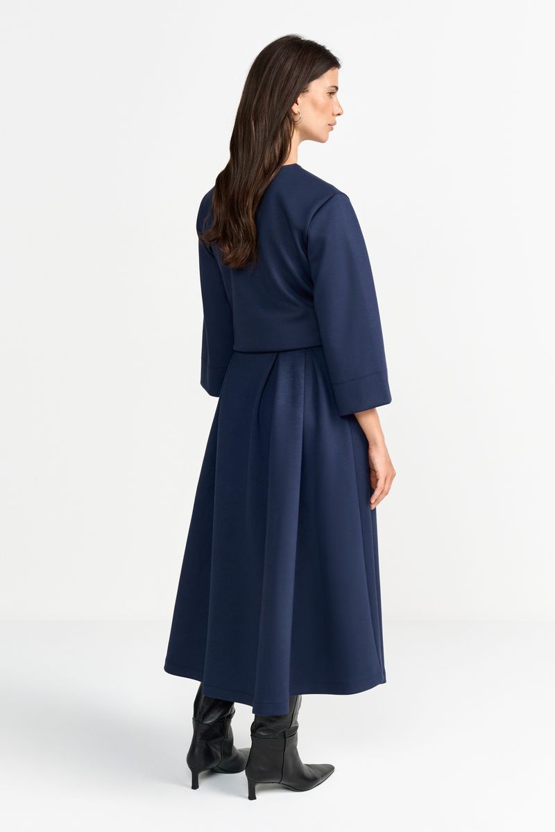 Midi Scuba Skirt