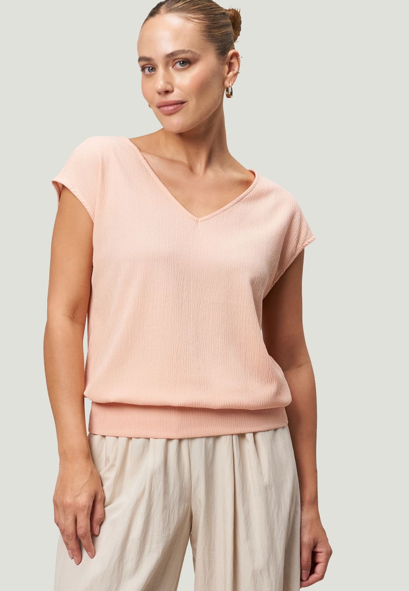 Plissee-Shirt