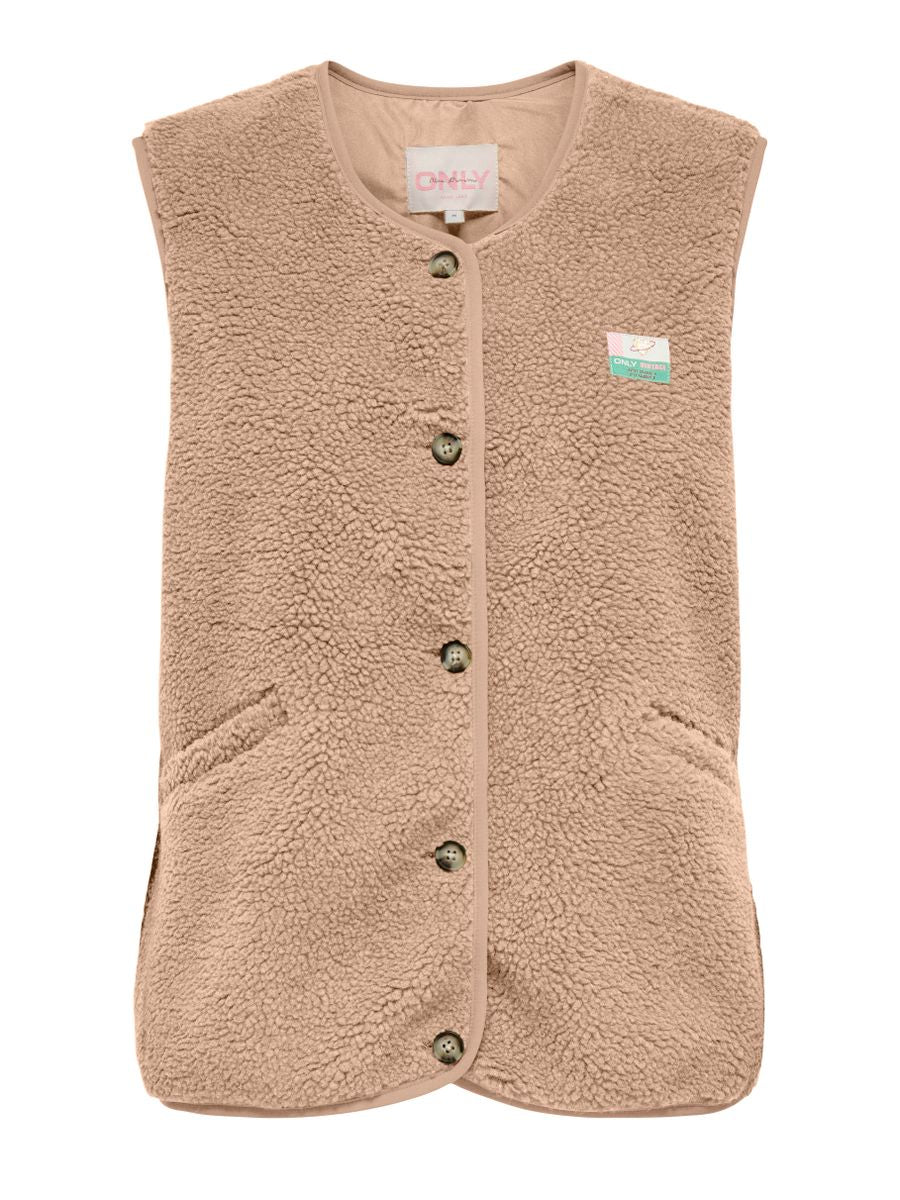 ONLBABY LIFE TEDDY VEST PNT CS