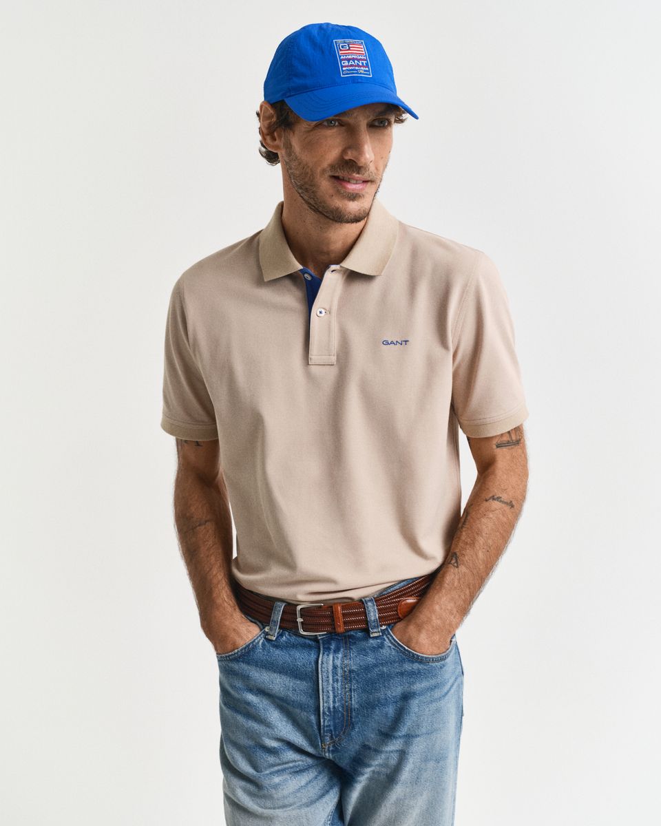 Kontrast Piqué Poloshirt