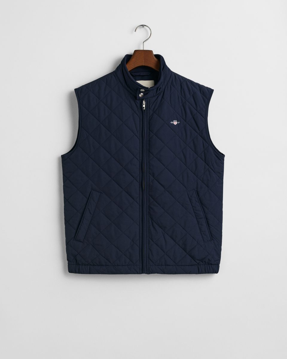 Gesteppte Windcheater Weste