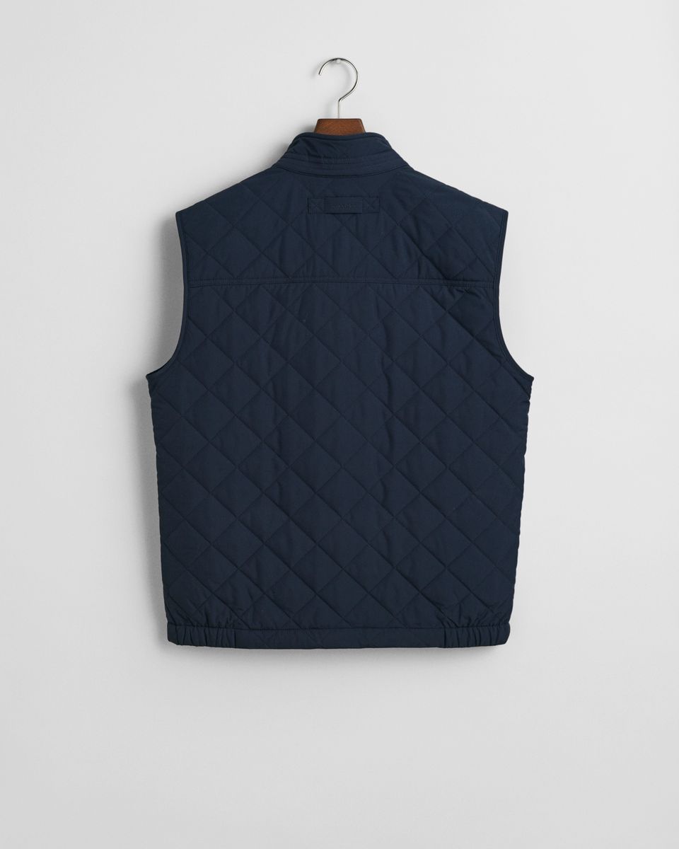 Gesteppte Windcheater Weste