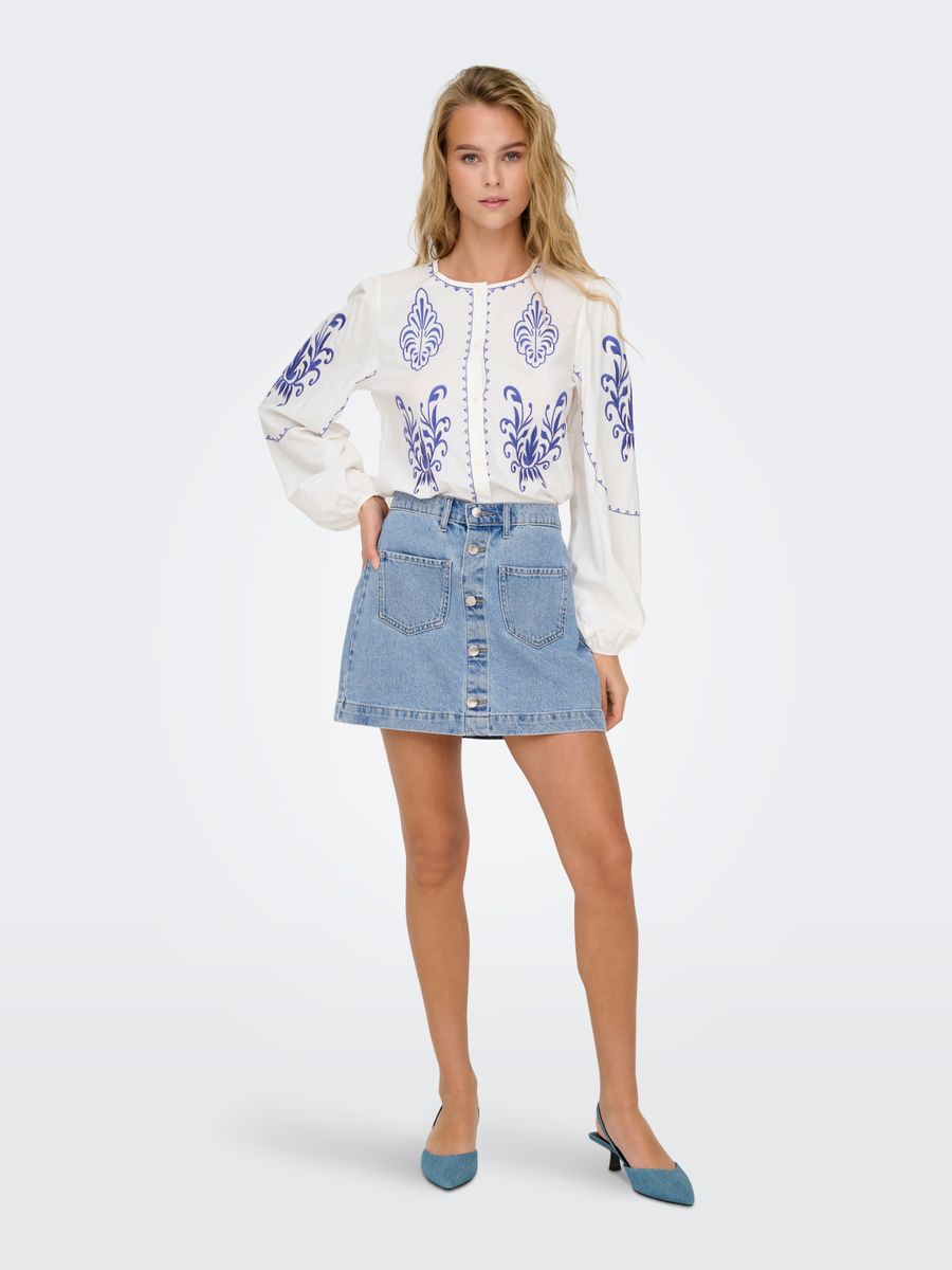 ONLAMAZING HW SKIRT TAI DNM NOOS