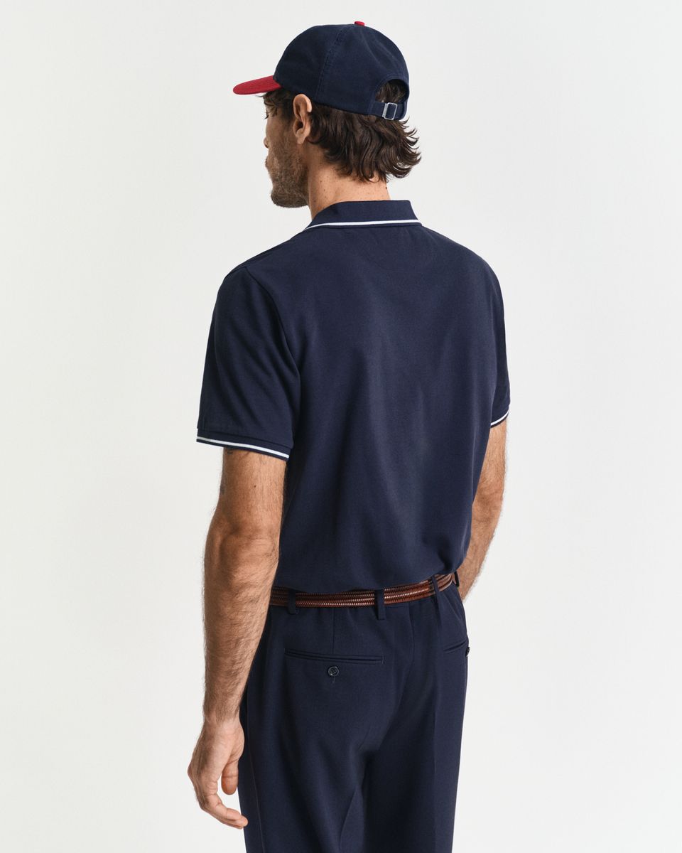 Tipped Piqué Poloshirt