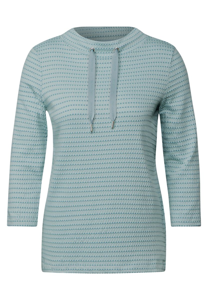 Two-Tone Strukturshirt