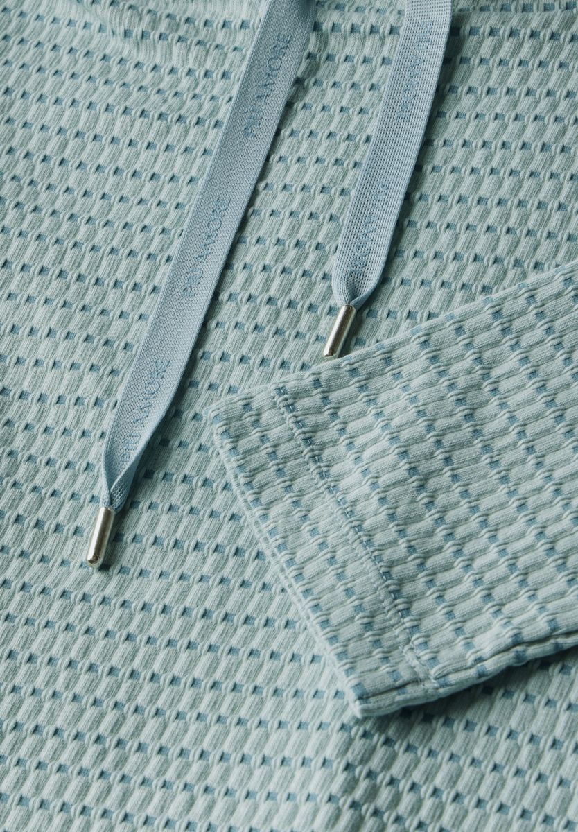 Two-Tone Strukturshirt