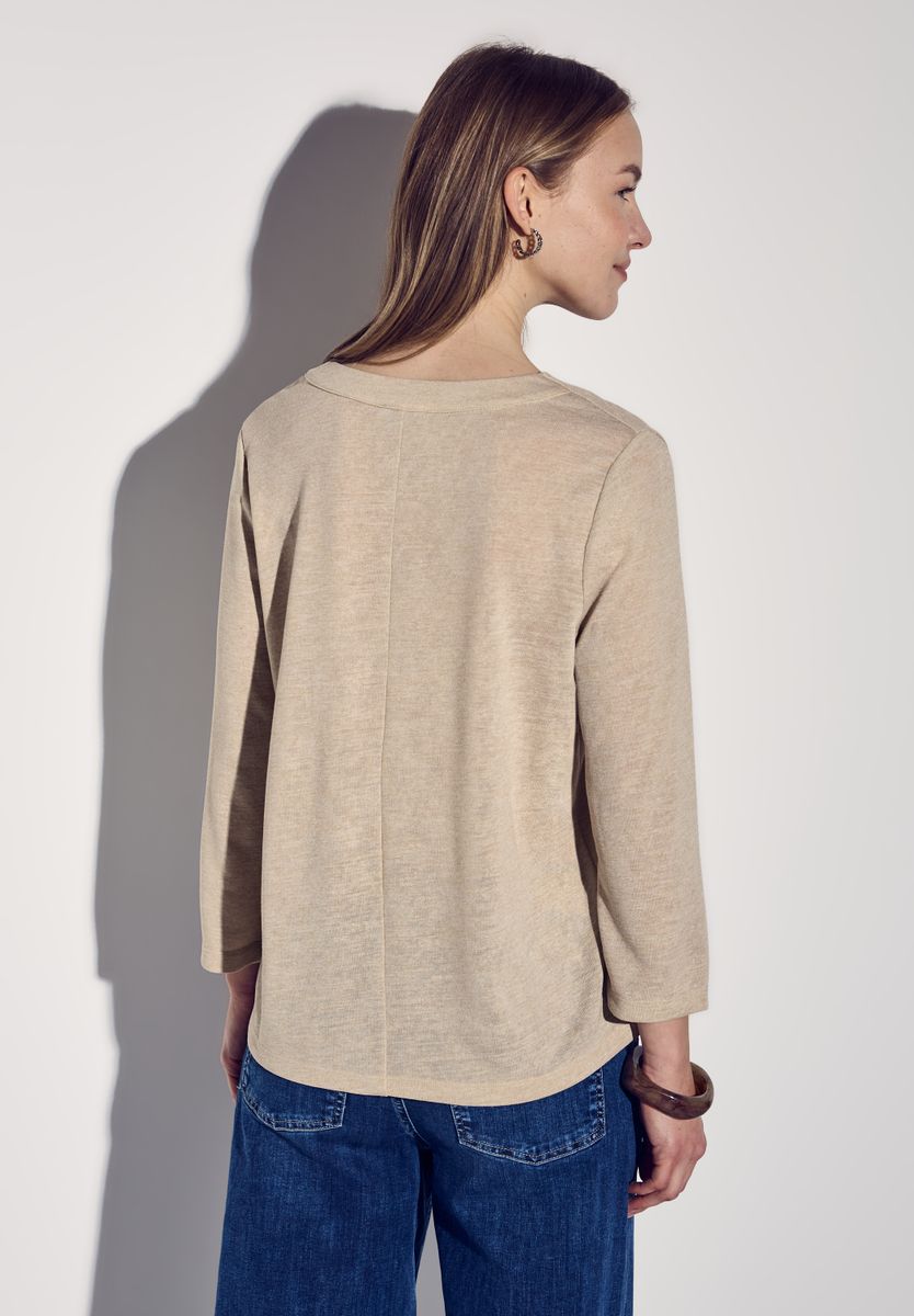 Leinen-Look Shirt