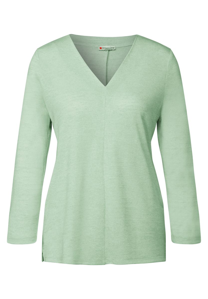 Leinen-Look Shirt