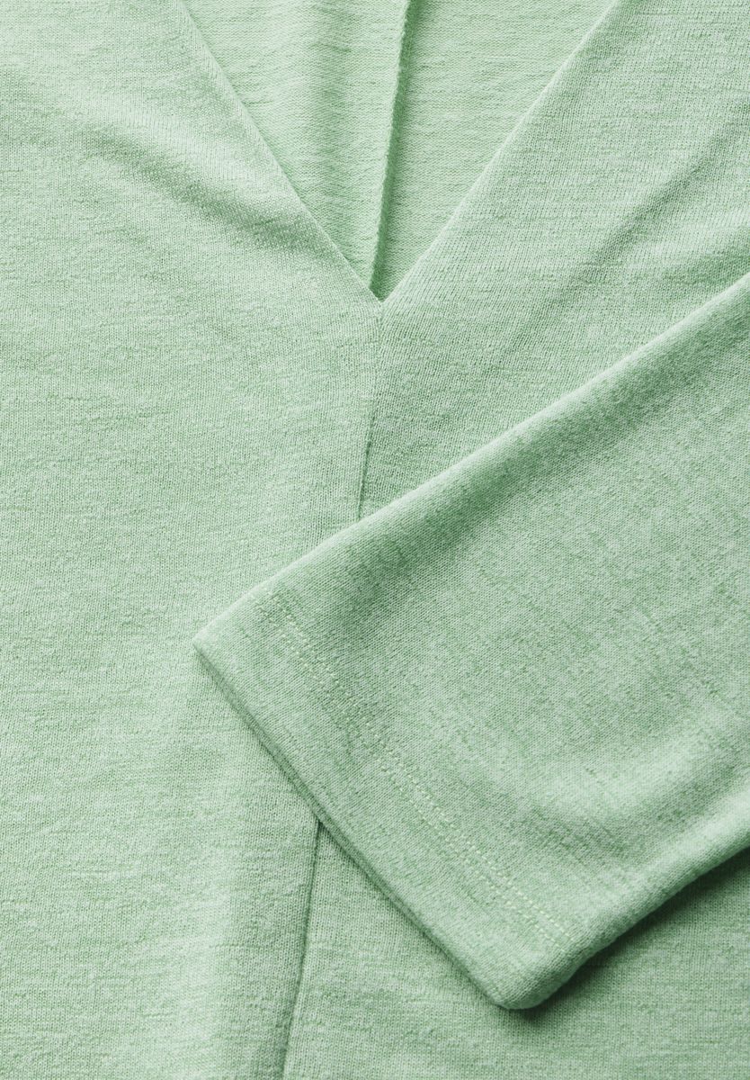 Leinen-Look Shirt