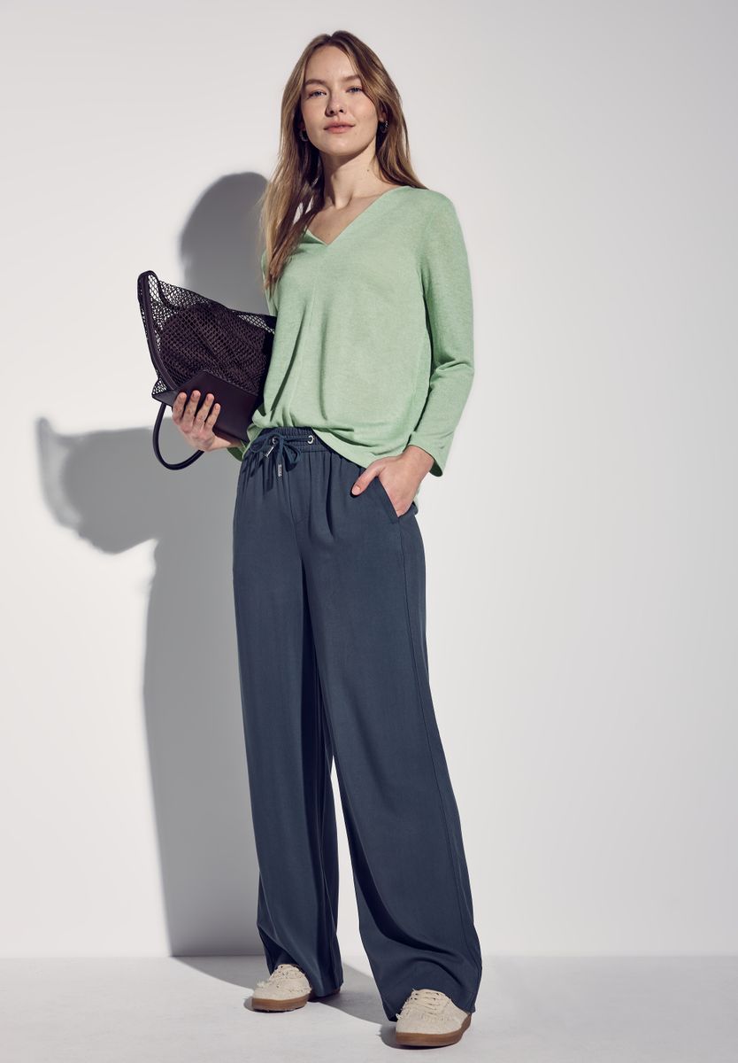 Leinen-Look Shirt