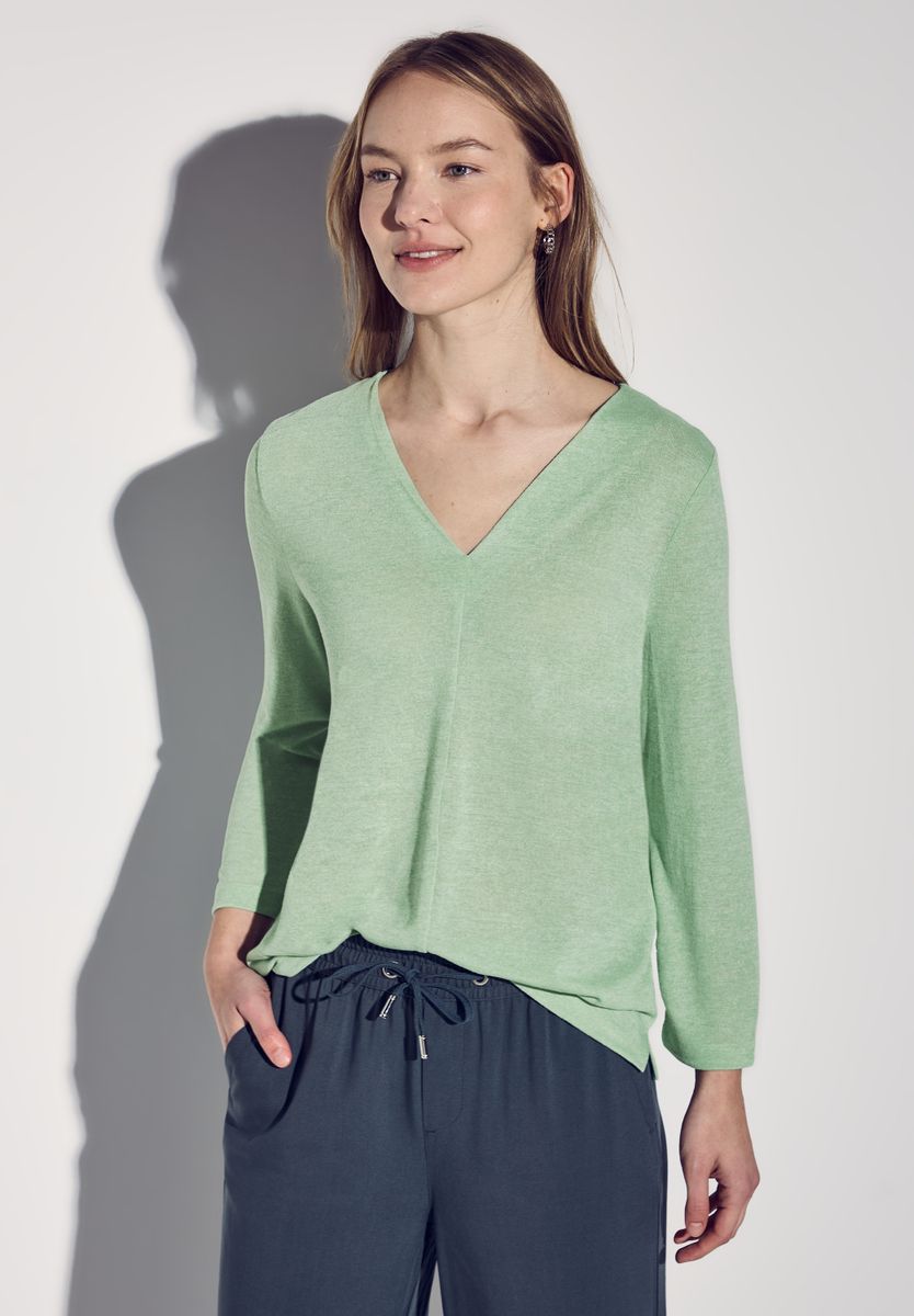 Leinen-Look Shirt