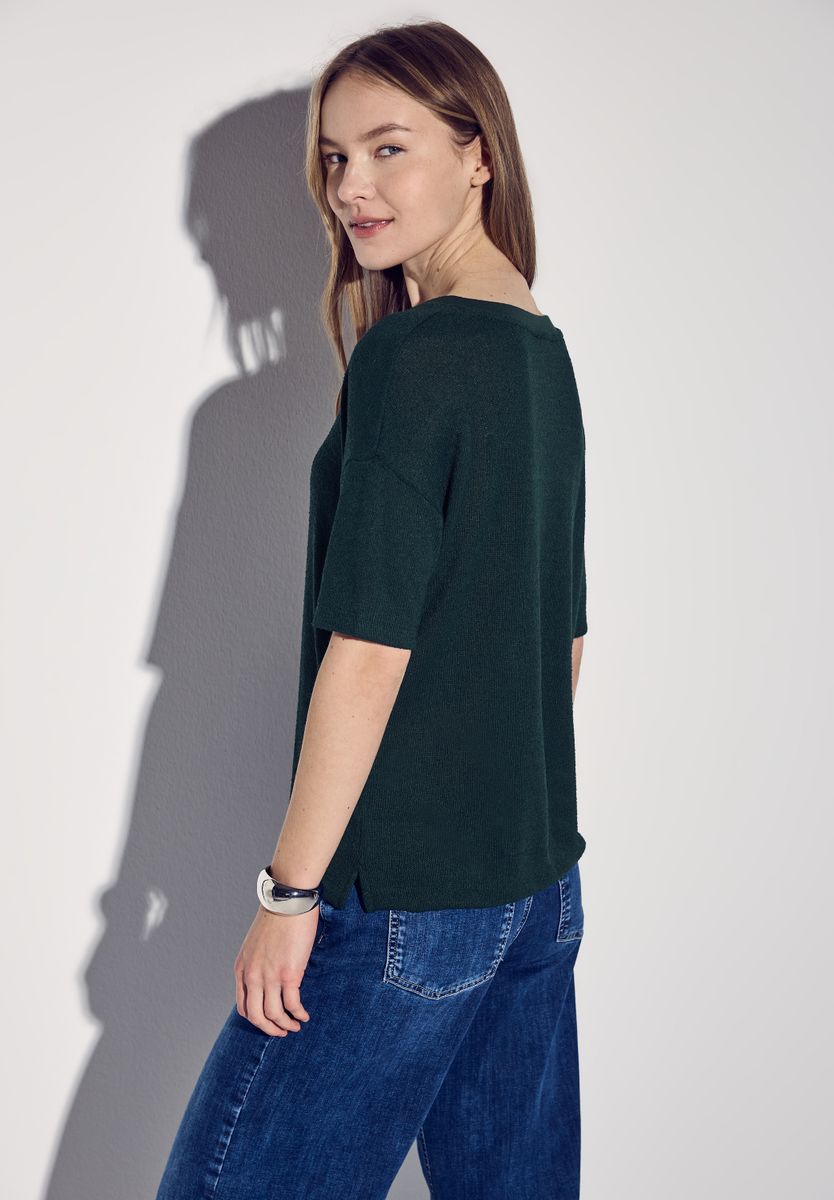 Strick-Look T-Shirt