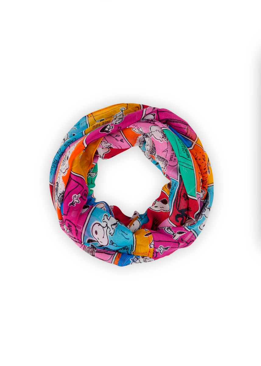 Peanuts Loop aus recyceltem Polyester mit Comic-Motiven