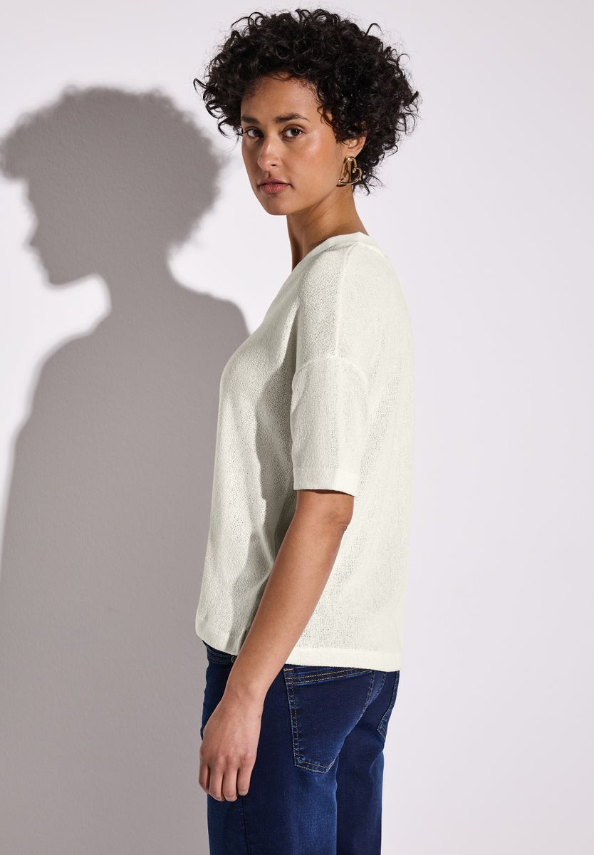 Strick-Look T-Shirt