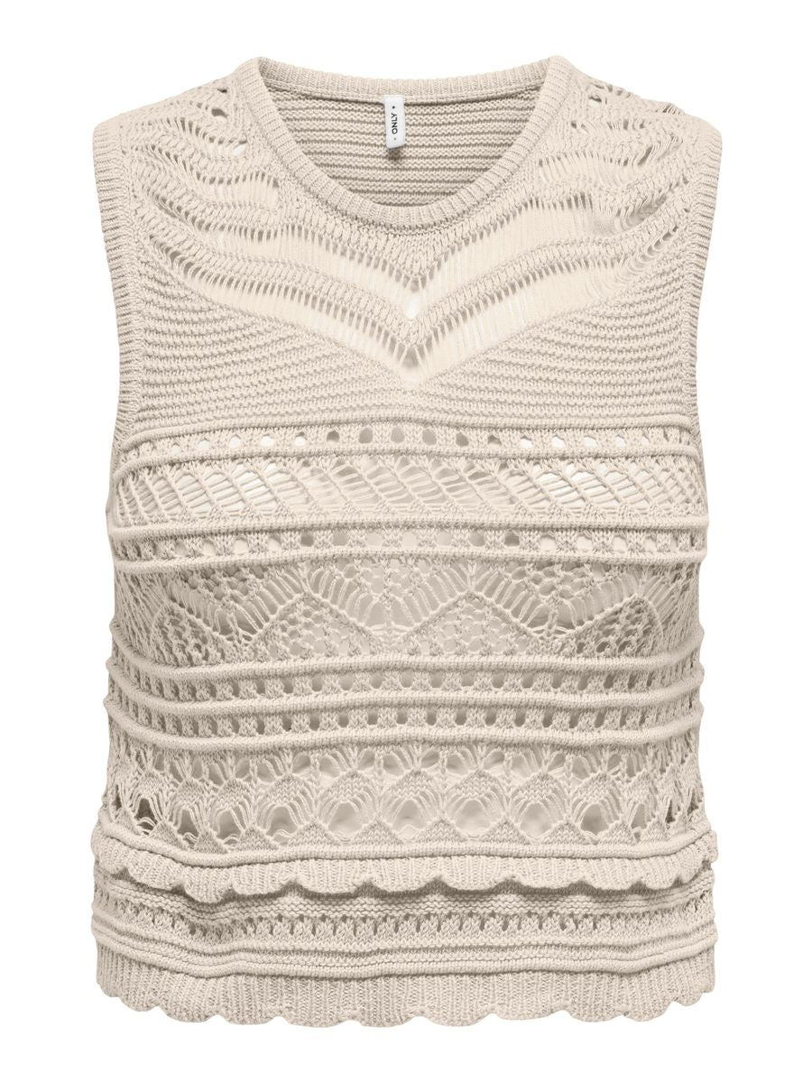 ONLPAULA SL O-NECK TOP KNT