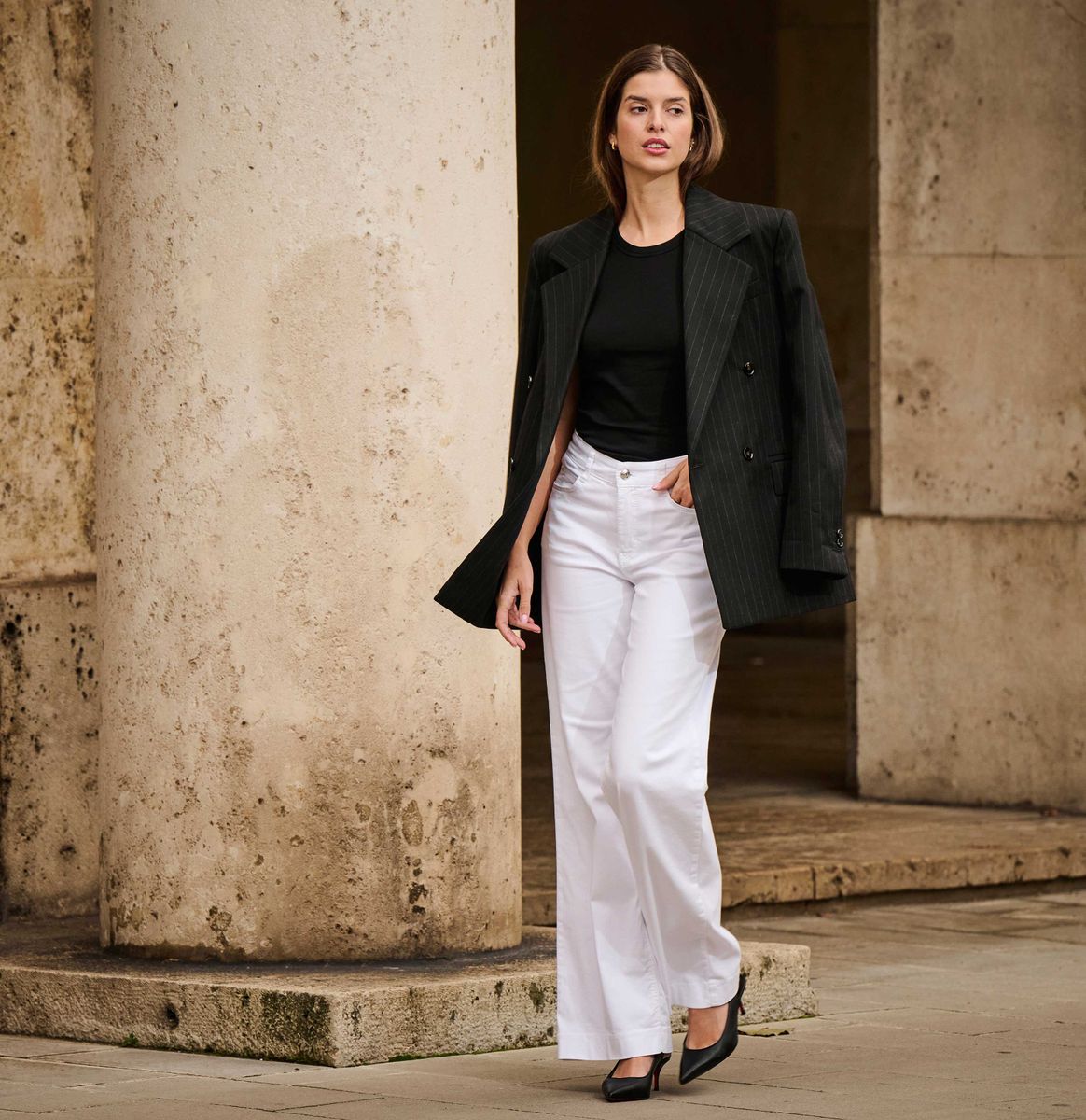 MAC JEANS - DREAM WIDE, DREAM Wonder light Denim