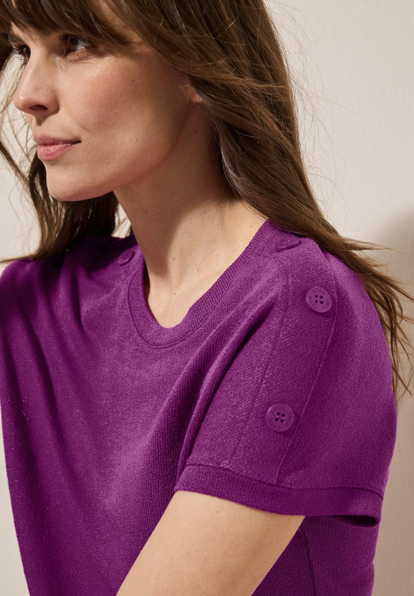 Strukturshirt mit Knöpfen