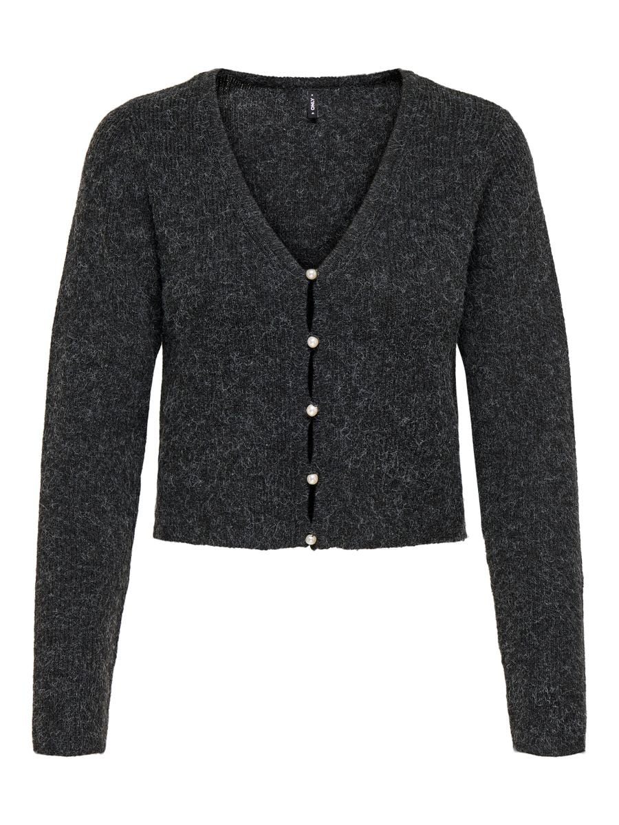 ONLRICA LIFE LS VNECK PEARL CARDIGAN KNT