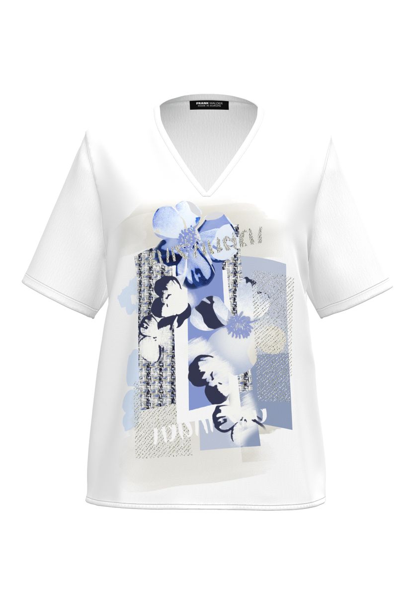 Blusenshirt FRESH RIVIERA mit modischem V-Ausschnitt
