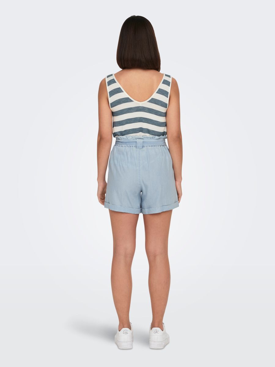 ONLBEA SMILLA HW PB LOOSE DNM SHORTS