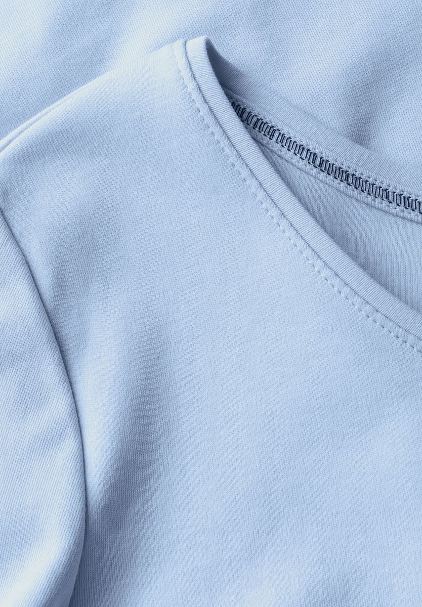 T-Shirt in Unifarbe