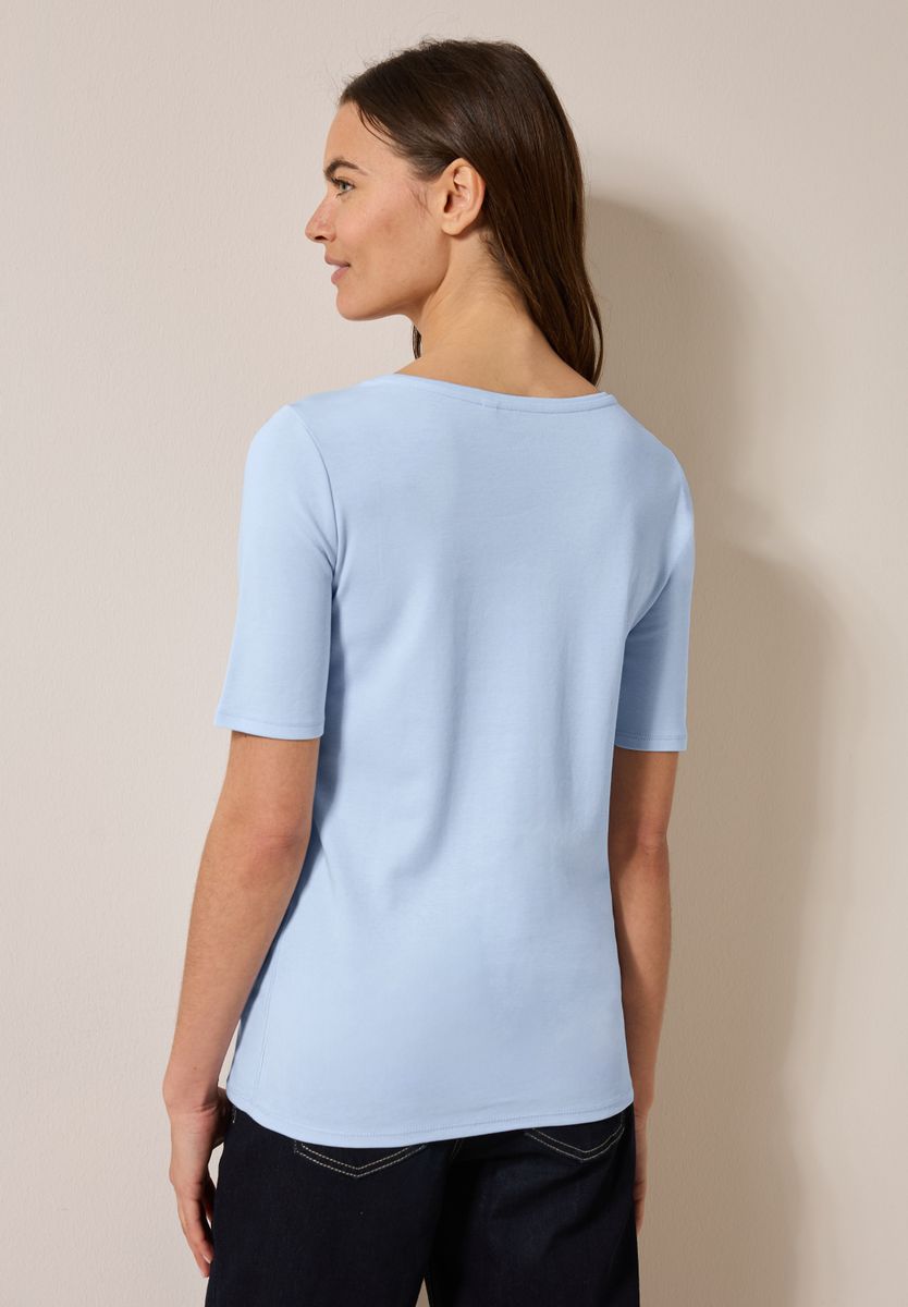 T-Shirt in Unifarbe