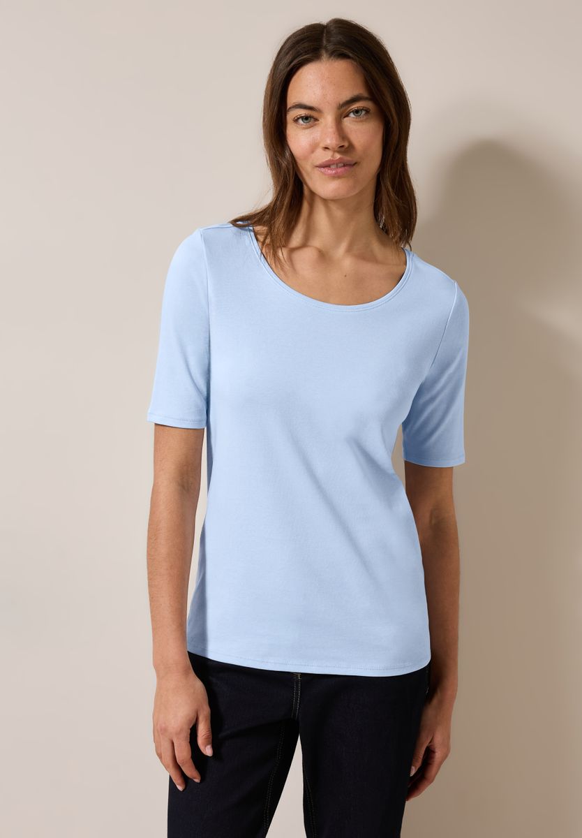 T-Shirt in Unifarbe