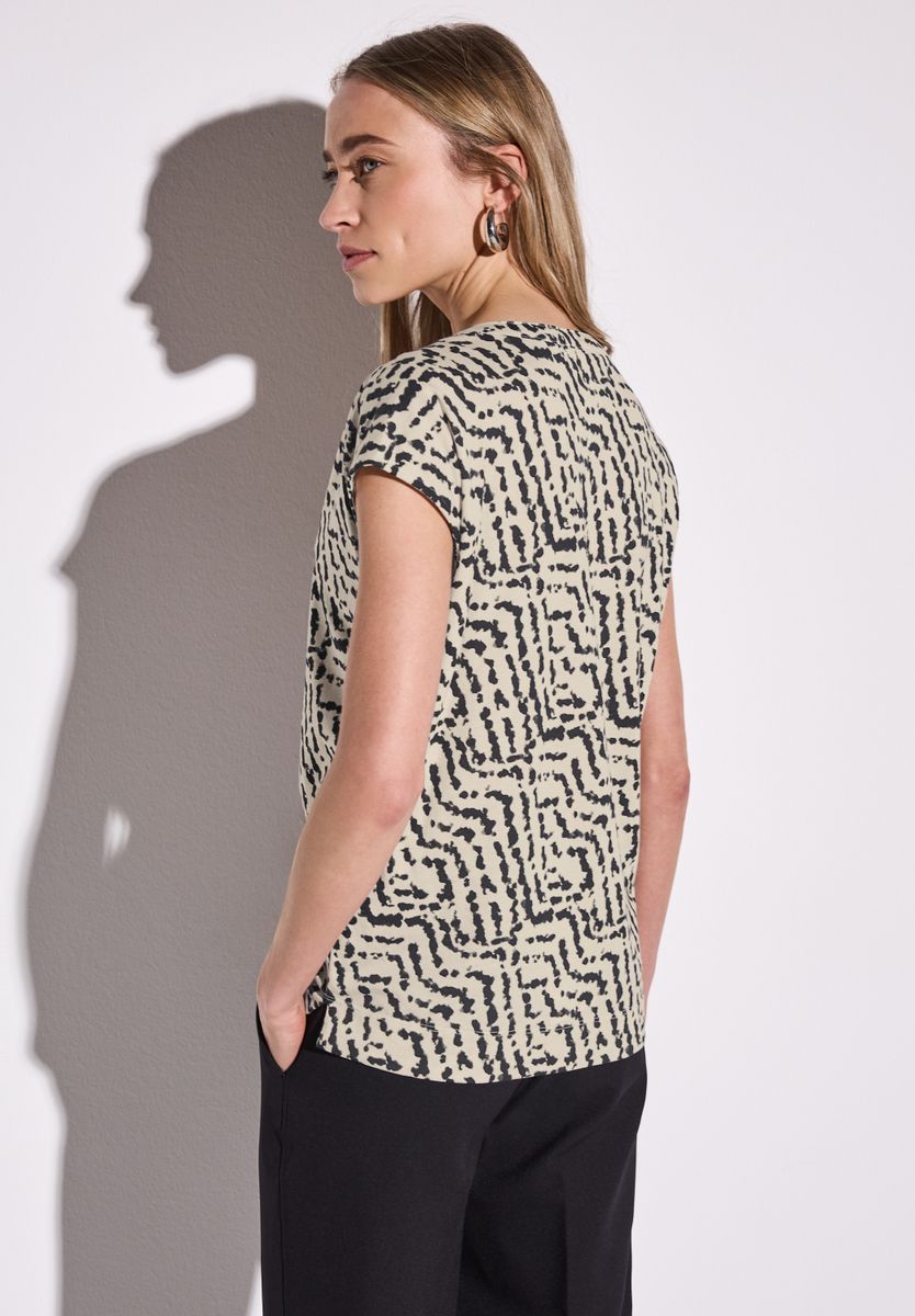 Shirt im Blusen-Look